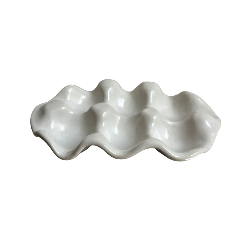 Ceramic Egg Cart Tray