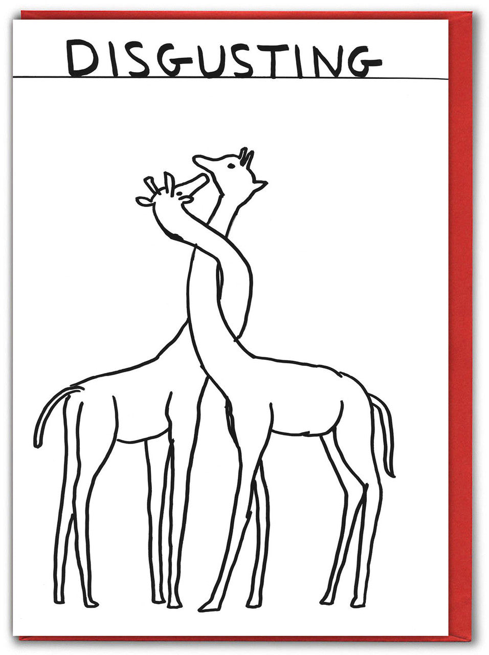 Funny Valentine's Day Card By David Shrigley - Disgusting