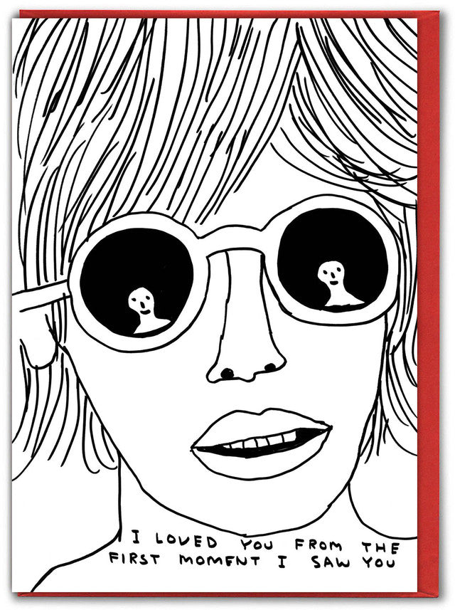 David Shrigley Funny I Loved You Valentine's Day Card