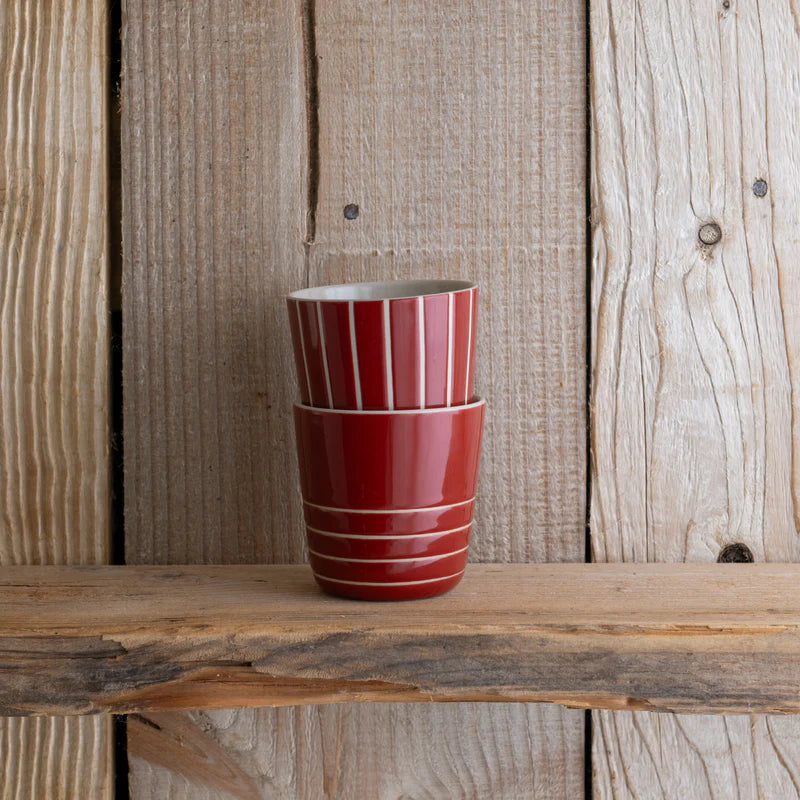 Kindred Vervain Beaker Earth Red