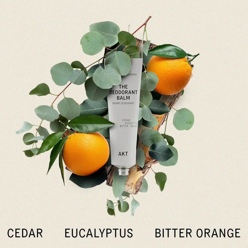 AKT London The Deodorant Balm Cedar, Eucalyptus, Orange