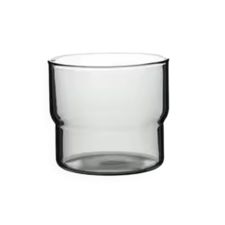 Grey Stackable Glass Cup