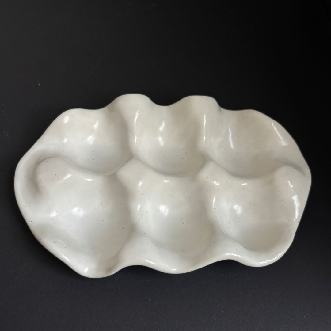 Ceramic Egg Cart Tray
