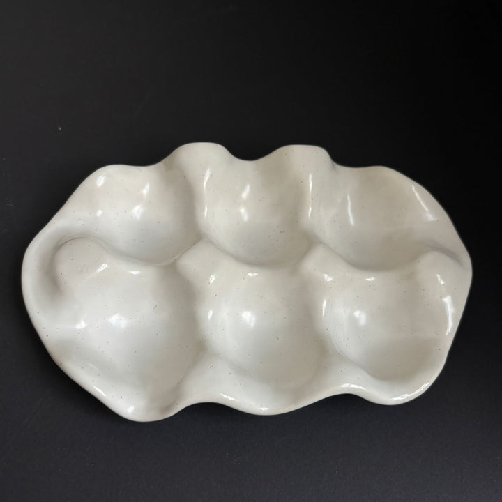 Ceramic Egg Cart Tray