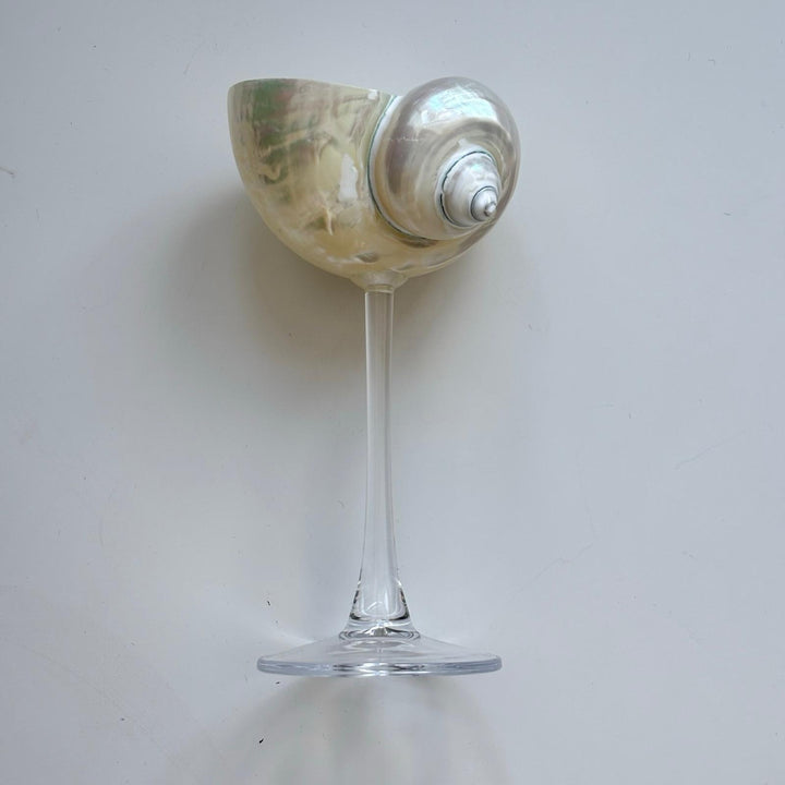 Shell Cocktail Glasses (silver)