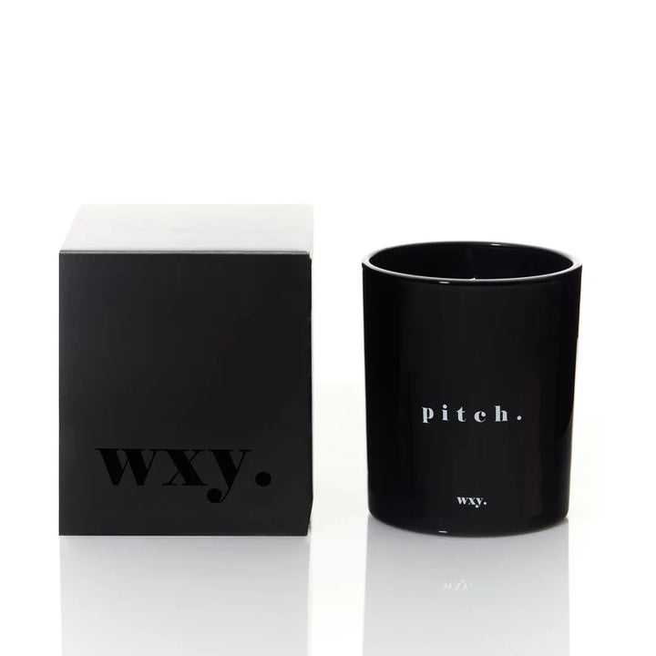 Pitch 7oz Candle: Blood Orange & Santal Embers - Wxy.