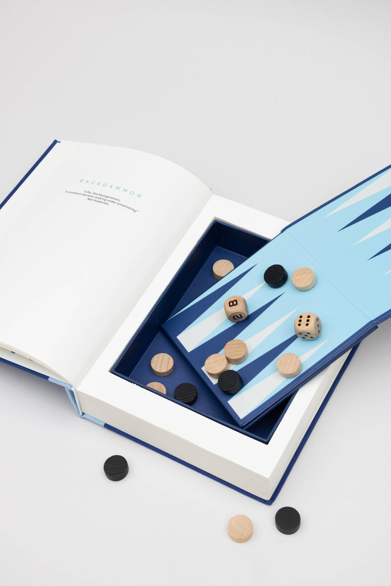 SUCK UK Coffee Table Book Games Backgammon