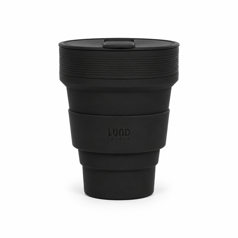 LUND Collapsible Coffee Cup Black
