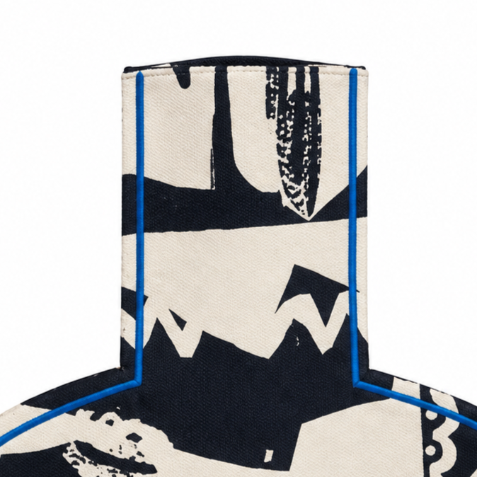 M2P Milos Lekythos Large Vase Black Blue
