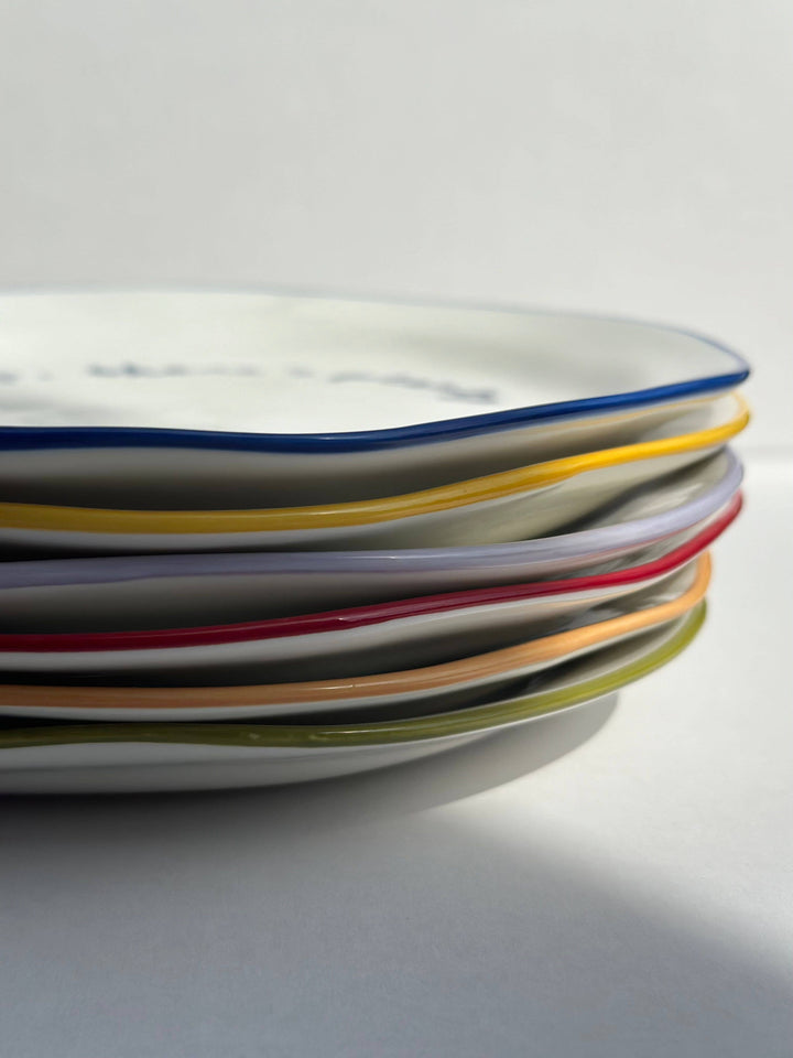 Statement Plate - 'eat up there's plenty more to go around.'
