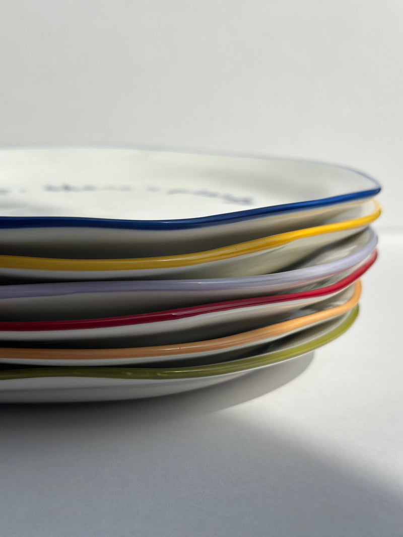 MÆGEN Statement Plate 'Eat Up There's Plenty More To Go Around.'