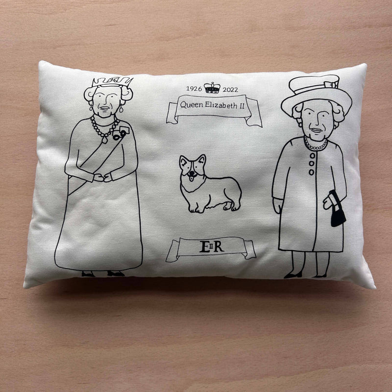 Fat Hen And Flo Sew Your Own Queen Cushion Kit Queen Elizabeth II