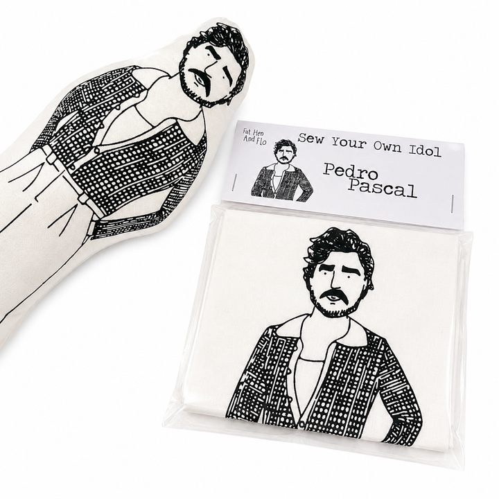 Fat Hen And Flo Sew Your Own Doll Craft Kit Pedro Pascal