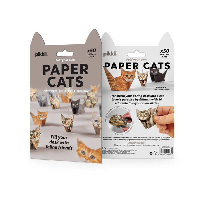 Pikkii Paper Cats DIY Origami Kit