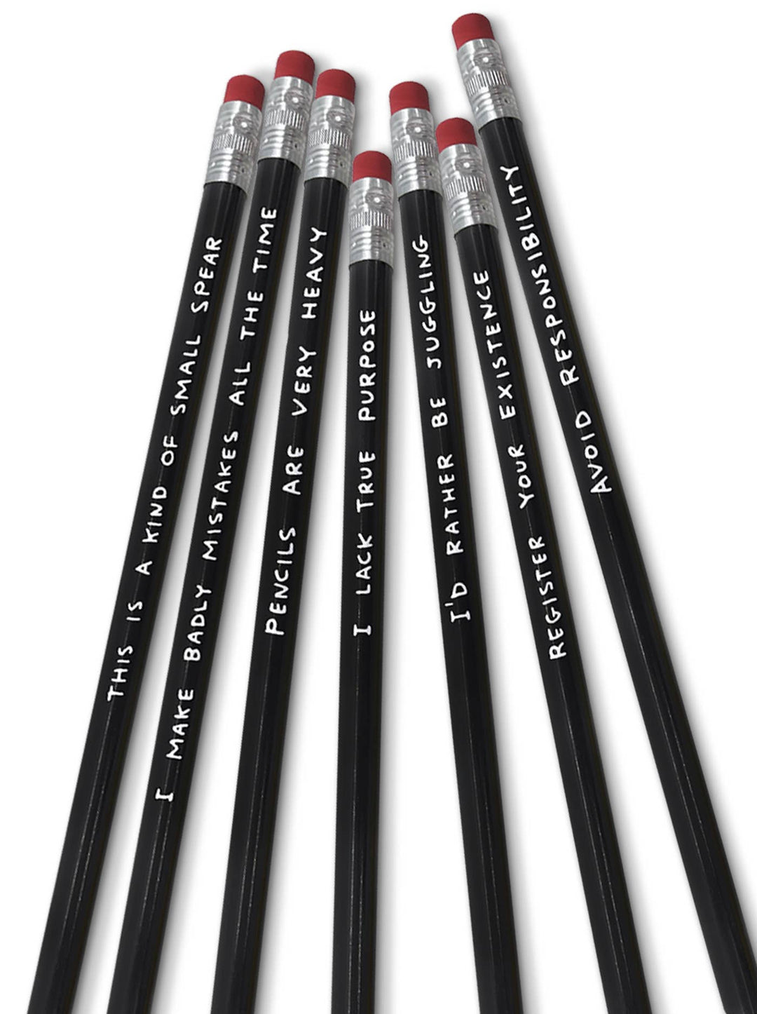 Funny Gift - David Shrigley Pencil Box - 7 Designs (Set 2)