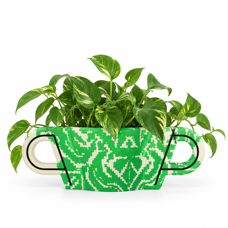 M2P Large Vase Fluo Green
