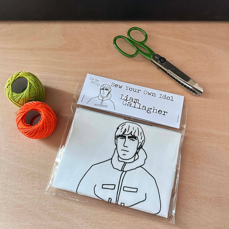 Fat Hen And Flo Sew Your Own Idol Kit Liam Gallagher