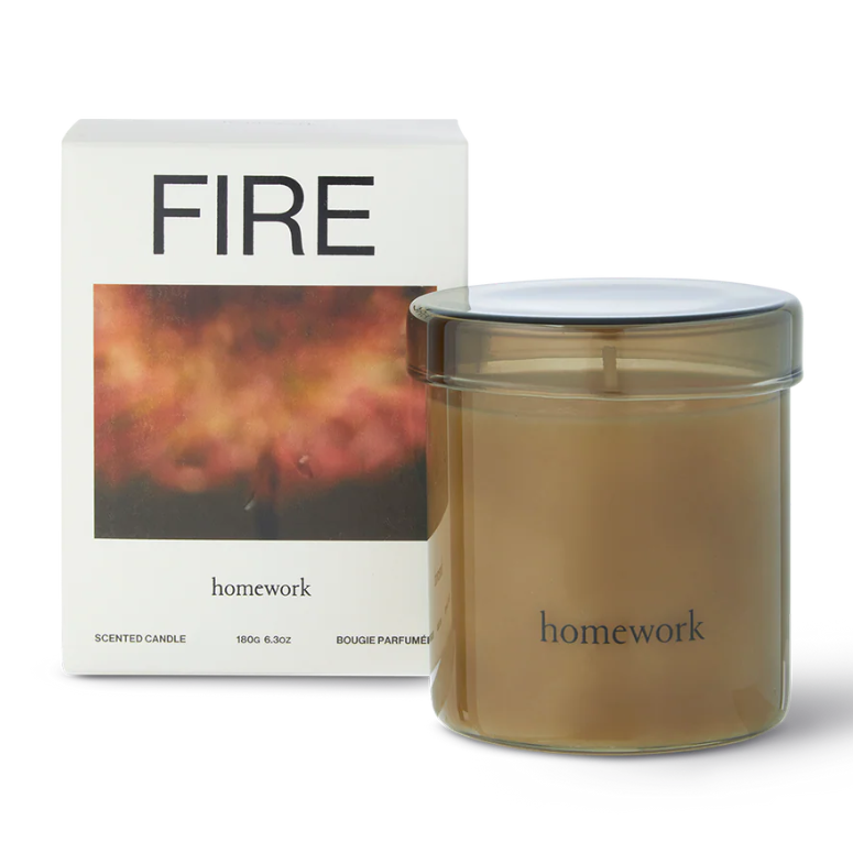Homework Fire Candle
