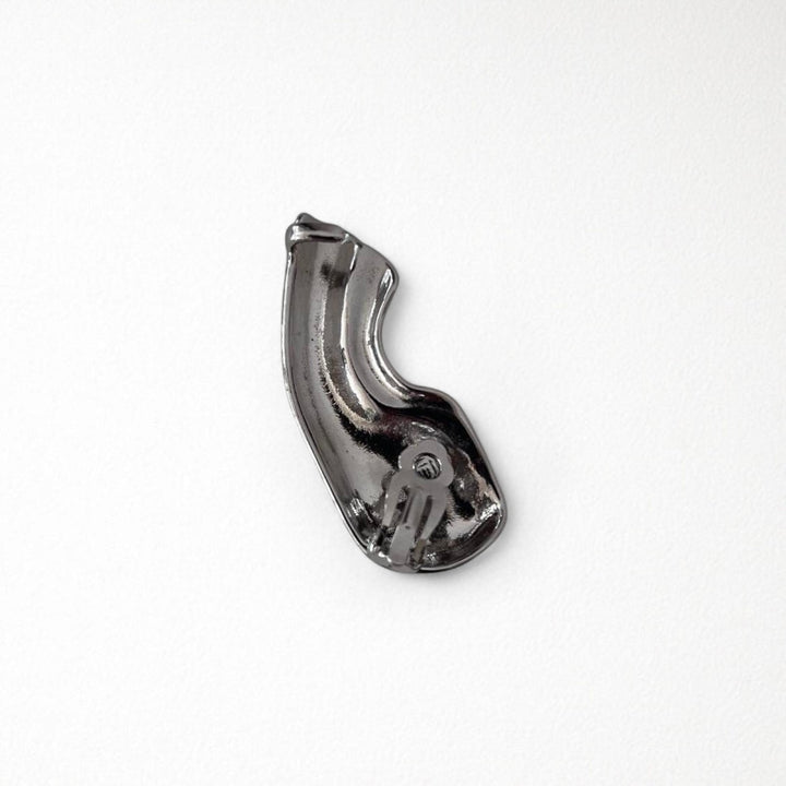 Silver ear lobe cuff earring (1 pc)