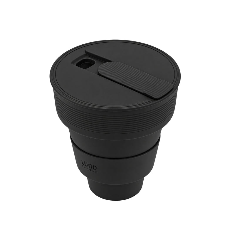 LUND Collapsible Coffee Cup Black