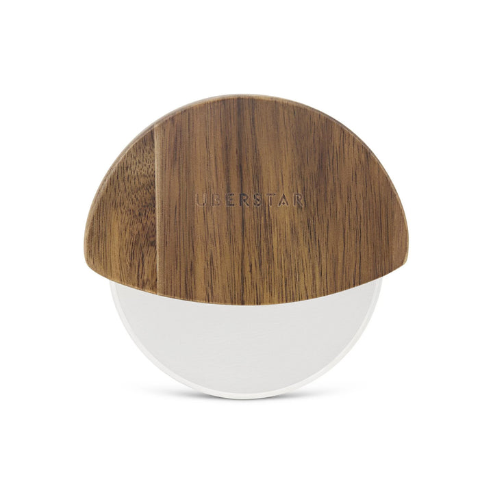 Uberstar Acacia Pizza Wheel Cutter Natural