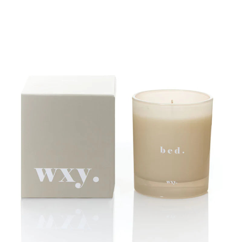WXY Bed 7oz Candle: Warm Musk + Black Vanilla